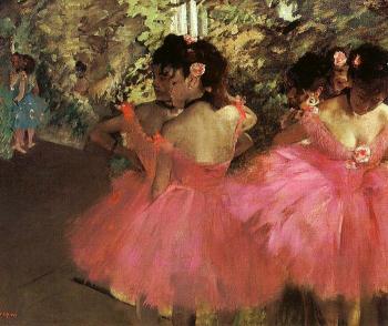 Degas, Edgar : Dancers in Pink